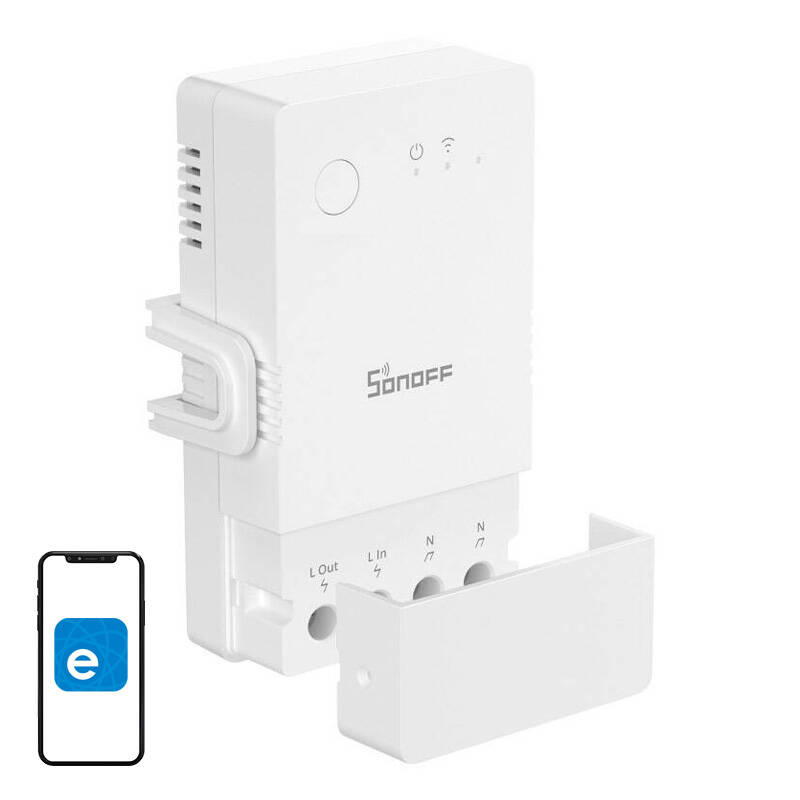 Viedais WiFi strāvas skaitītāja slēdzis Sonoff POWR316