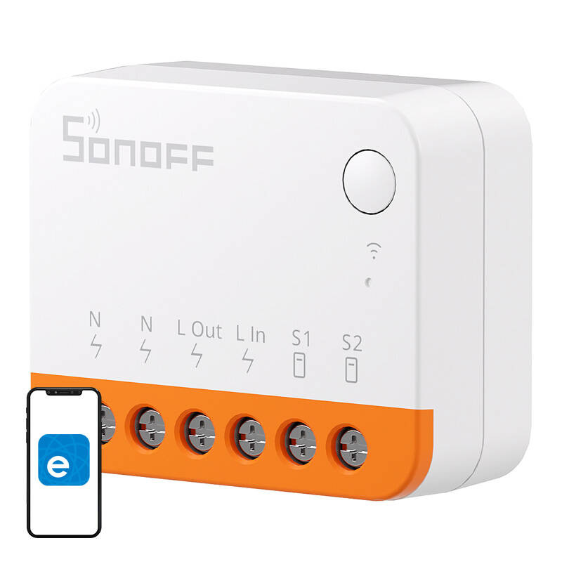 Vieds mini slēdzis WiFi Sonoff MINIR4