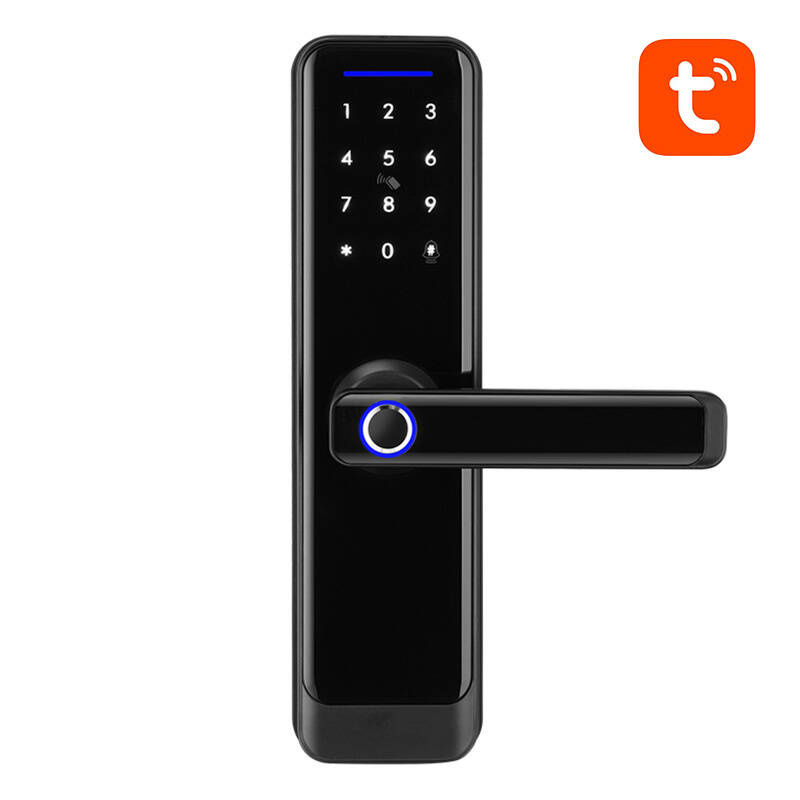 Avatto viedā digitālā atslēga ZSDL-A270-B-ALI-5572 ZigBee melnā krāsā
