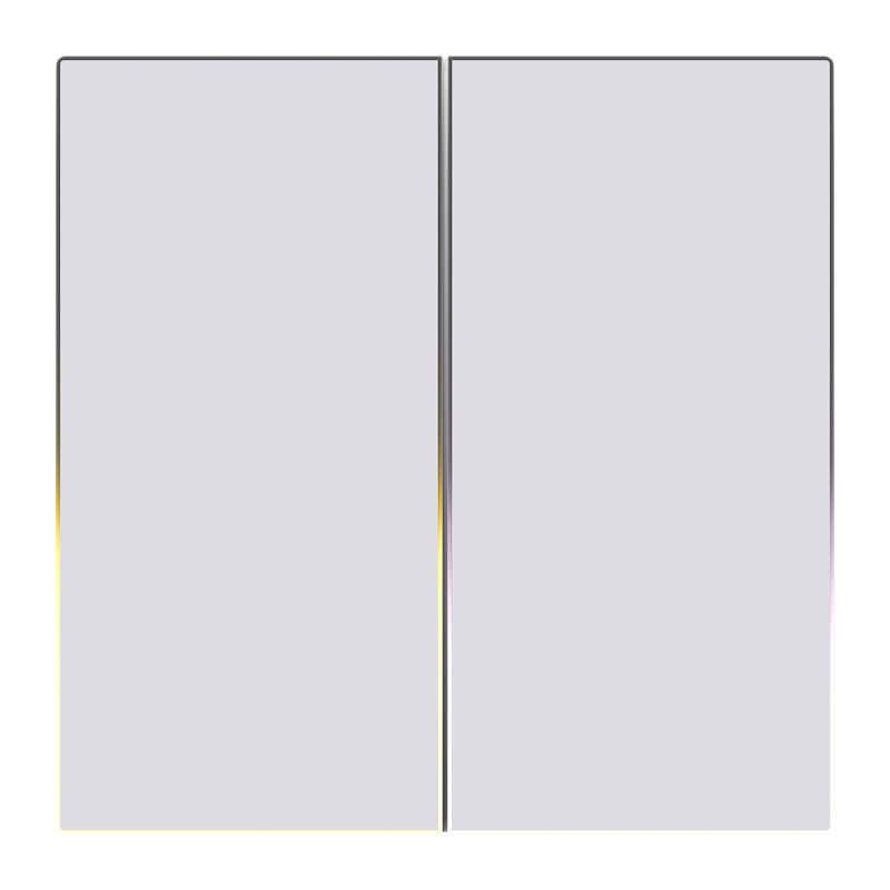 ZigBee Avatto TS60-EU-W2 divkāršais skārienjūtīgais gaismas slēdzis TUYA (balts).