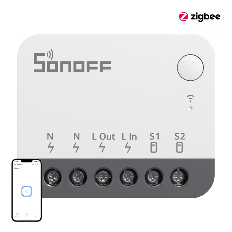 Vieds ZigBee mini slēdzis SONOFF ZBMINIR2