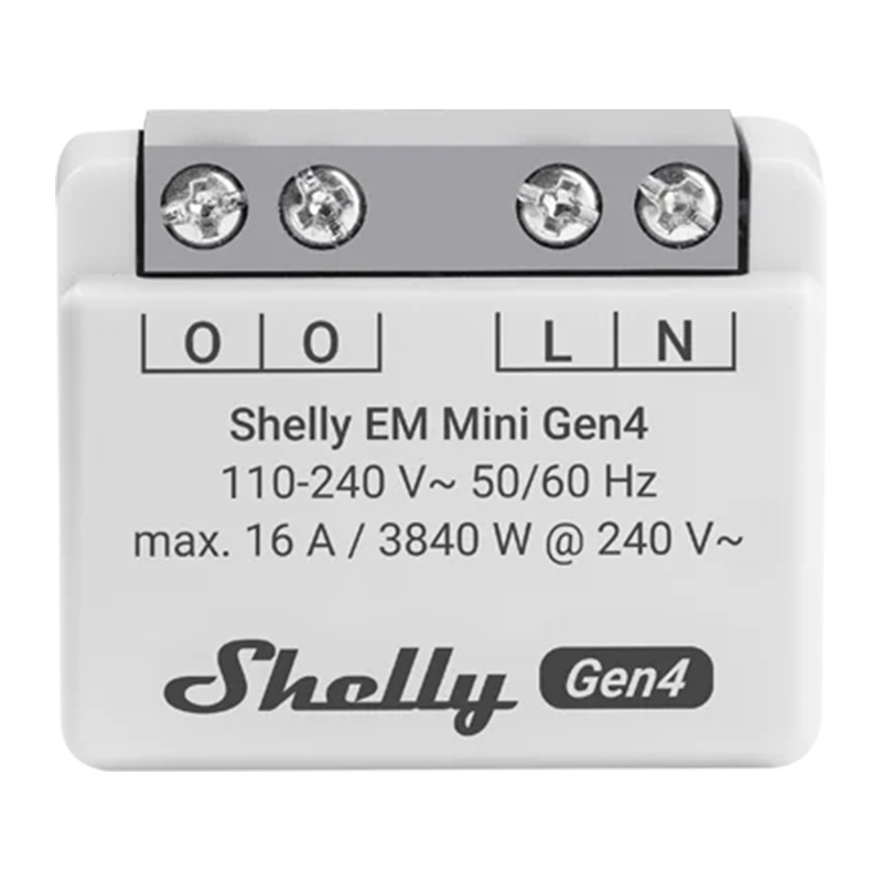 Shelly EM Mini Gen4 WiFi/Matter enerģijas mērītājs