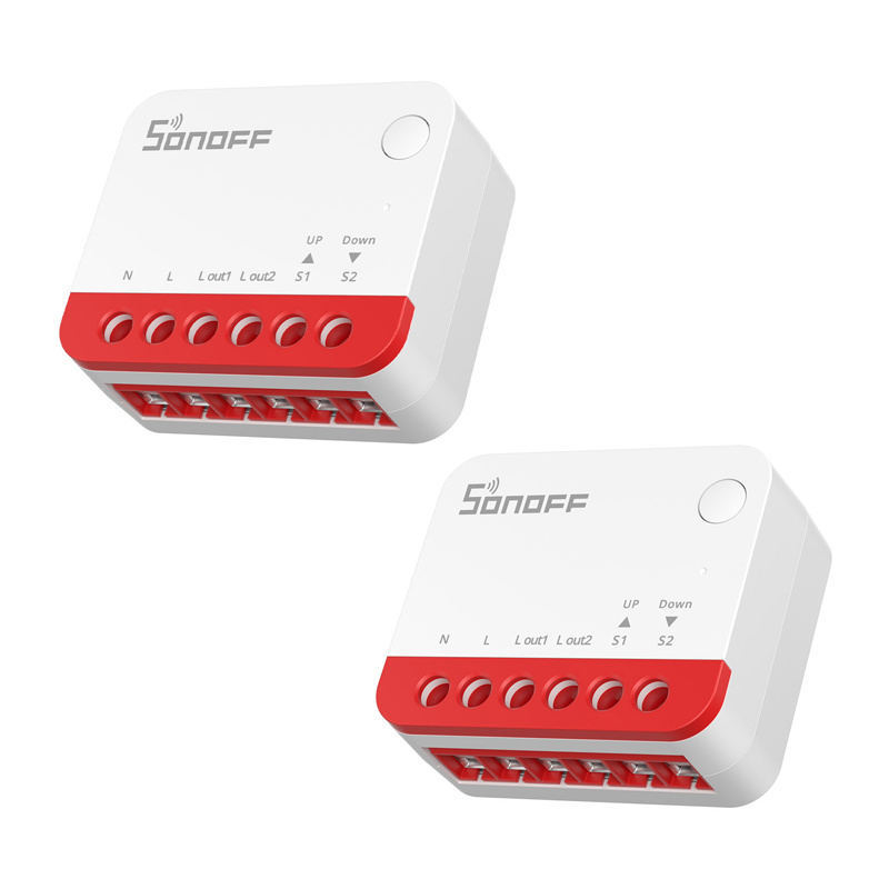 Vieds ZigBee žalūziju slēdzis Sonoff MINI-ZBRBS (2 gab.)